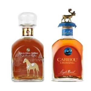Rock Hill Farms Bouron & Caribou Crossing Whiskey Bourbon Whiskey Bundle