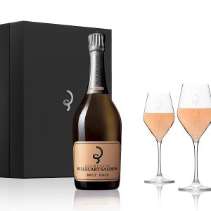 Billecart-Salmon Brut Rose NV 75cl + 2 Glasses Pack