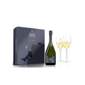 Charles Heidsieck Brut Reserve NV 75cl – Armchair Glass Pack