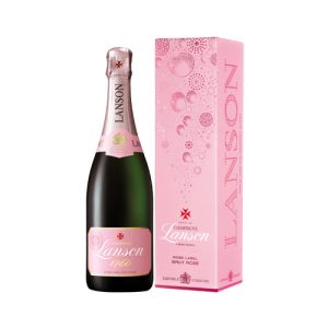 Lanson Rose Label NV 75cl in Gift Box