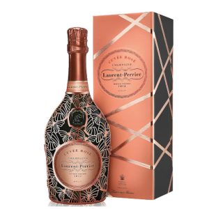 Laurent-Perrier Rose NV 75cl – Butterfly Robe in Gift Box