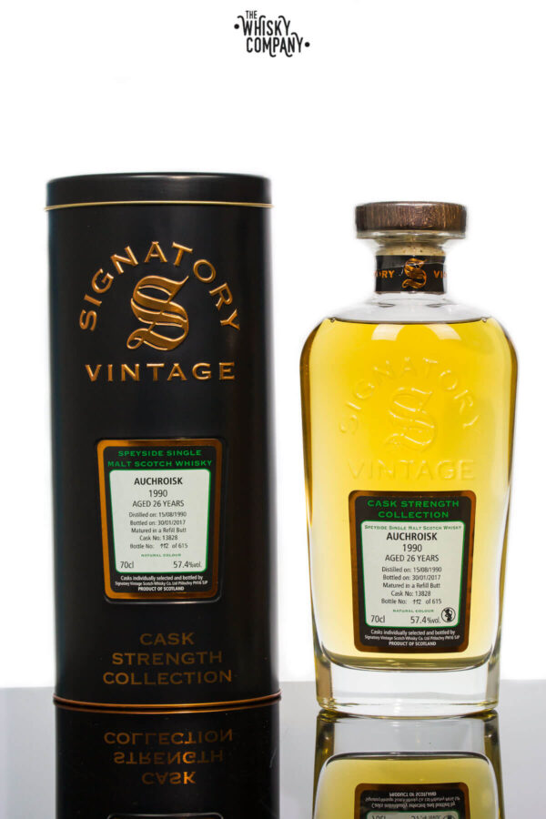 Auchroisk 1990 Aged 26 Years Single Malt Scotch Whisky – Signatory Vintage (700ml)