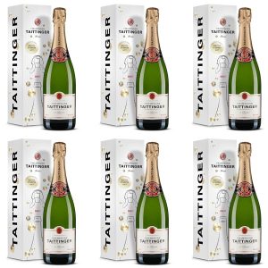Taittinger Brut Reserve NV 75cl + Taittinger Stopper – CASE DEAL