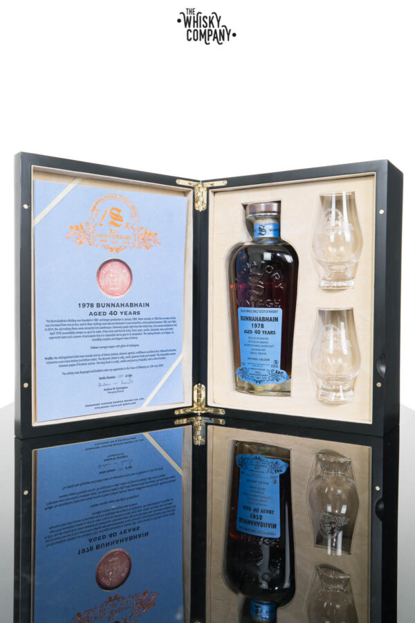 Bunnahabhain 1978 Aged 40 Years Single Malt Scotch Whisky – Signatory Vintage 30th Anniversary (700ml)