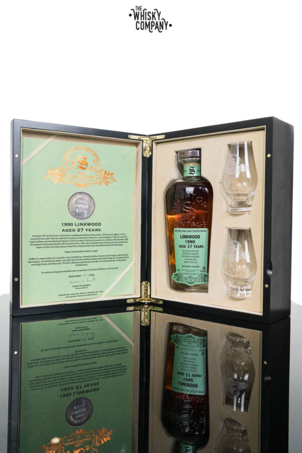 Linkwood 1990 Aged 27 Years (cask 9735) Single Malt Scotch Whisky – Signatory Vintage 30th Anniversary (700ml)