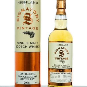 Craigellachie 2008 Aged 9 Years Single Malt Scotch Whisky – Signatory Vintage (700ml)