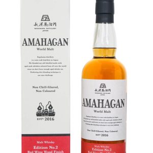 Amahagan World Malt Edition No.2 Red Wine Wood Finish Japanese Malt Whisky (700ml)