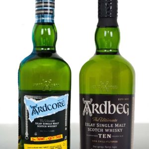 Ardbeg Ardcore & Ardbeg Ten Islay Single Malt Scotch Whisky – Ardbeg Day Release 2022 (2 x 700ml)