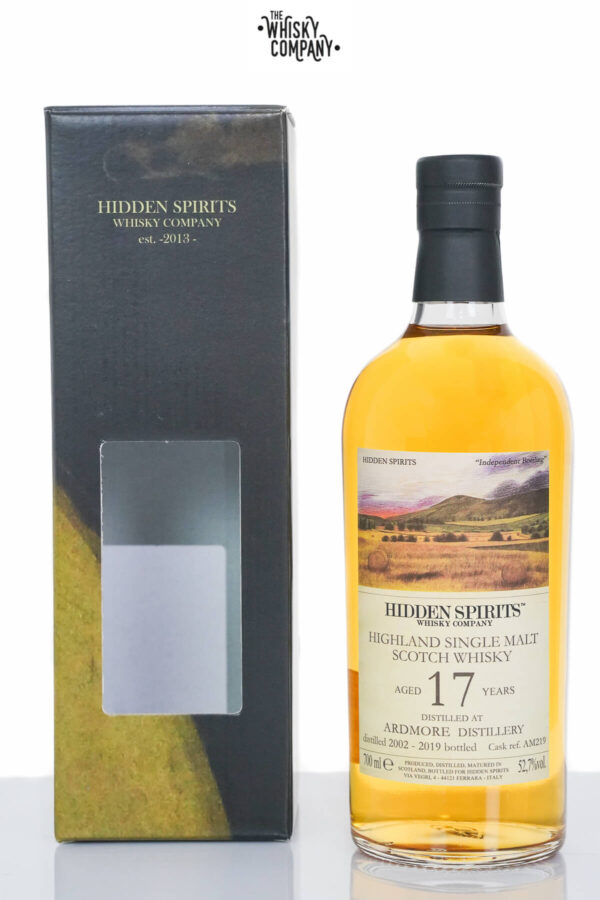 Ardmore 2002 Aged 17 Years Single Malt Scotch Whisky – Hidden Spirits (700ml)