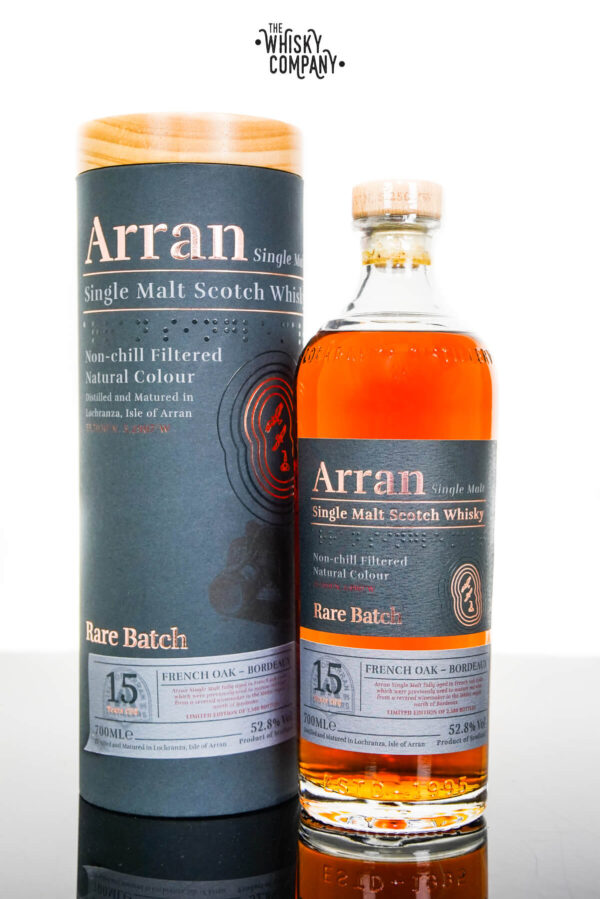 Arran 15 Years Old Rare Batch Island Single Malt Scotch Whisky – French Oak Bordeaux (700ml)