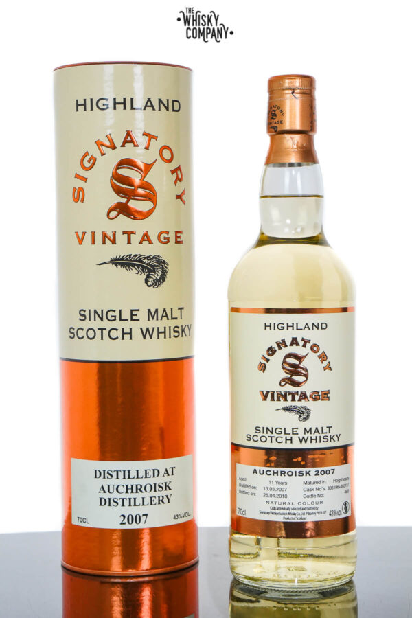 Auchroisk 2007 Aged 11 Years Highland Single Malt Scotch Whisky – Signatory Vintage (700ml)