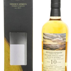 Aultmore 2010 Aged 10 Years Single Malt Scotch Whisky – Hidden Spirits (700ml)