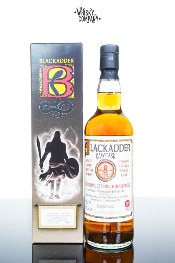 Balblair 2012 Aged 8 Years Single Malt Scotch Whisky – Blackadder Raw Cask 3232 (700ml)