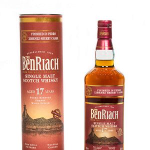 BenRiach Aged 17 Years PX Sherry Cask Finish Speyside Single Malt Scotch Whisky (700ml)