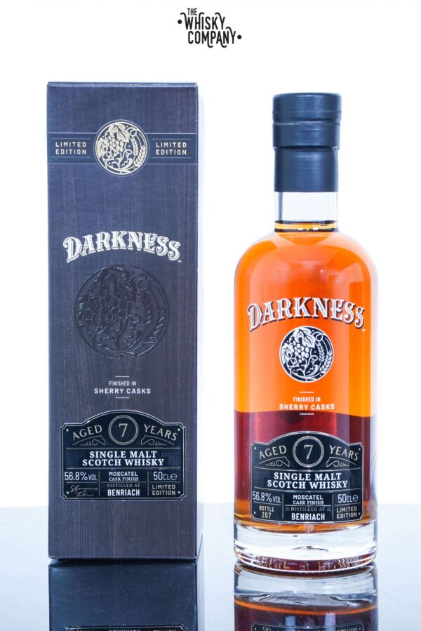 Benriach Aged 7 Years Moscatel Finish Single Malt Scotch Whisky – Darkness (500ml)