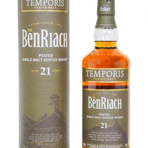 BenRiach Temporis Aged 21 Years Peated Speyside Single Malt Scotch Whisky (700ml)