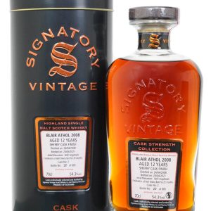 Blair Athol 2008 Aged 12 Years Single Malt Scotch Whisky – Signatory Vintage (700ml)