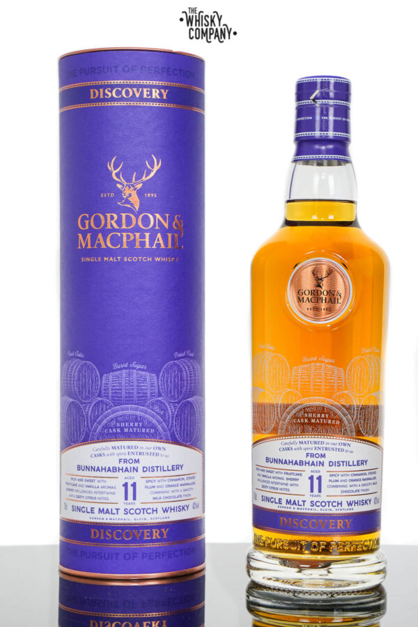 Bunnahabhain Aged 11 Years Discovery Single Malt Scotch Whisky – Gordon & MacPhail (700ml)