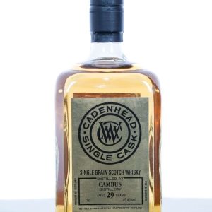 Cambus 1988 Aged 29 Years Single Grain Scotch Whisky – Cadenhead (700ml)