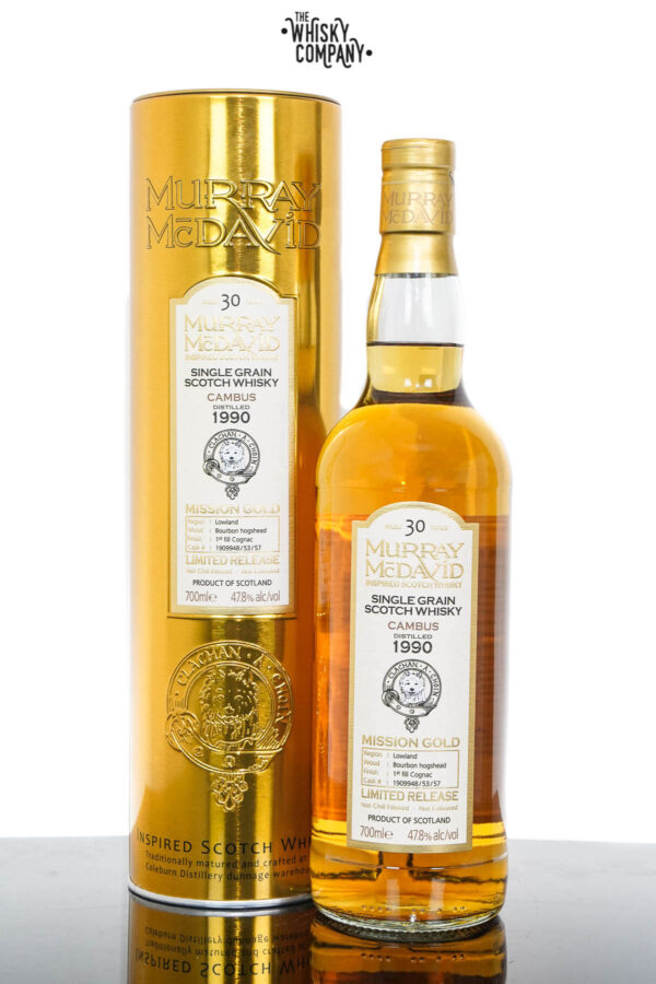 Cambus 1990 Aged 30 Years Single Grain Scotch Whisky – Murray McDavid (700ml)