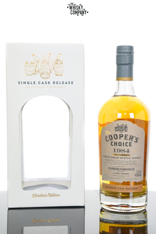 Cameronbridge 1984 Aged 40 Years Single Grain Scotch Whisky – The Cooper’s Choice (700ml)