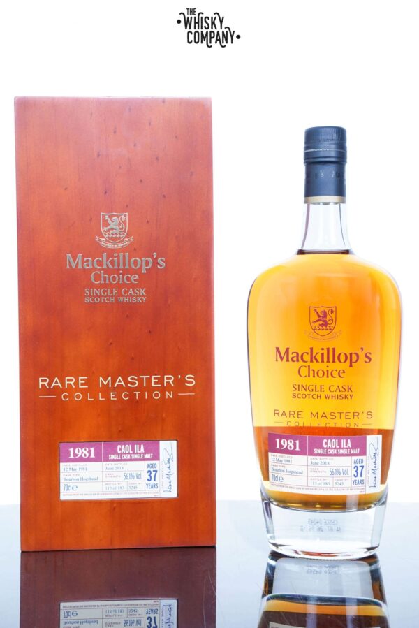 Caol Ila 1981 Aged 37 Years Single Cask Single Malt Scotch Whisky – Mackillop’s Choice Cask 3245 (700ml)