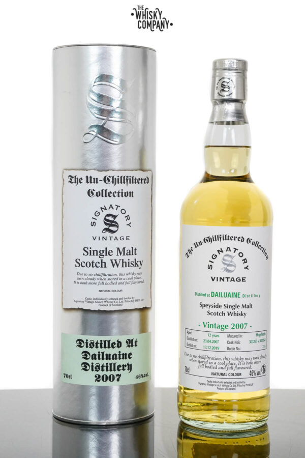 Dailuaine 2007 Aged 17 Years Speyside Single Malt Scotch Whisky – Signatory Vintage (700ml)