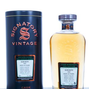 Glen Keith 1997 Aged 24 Years Single Malt Scotch Whisky – Signatory Vintage (700ml)