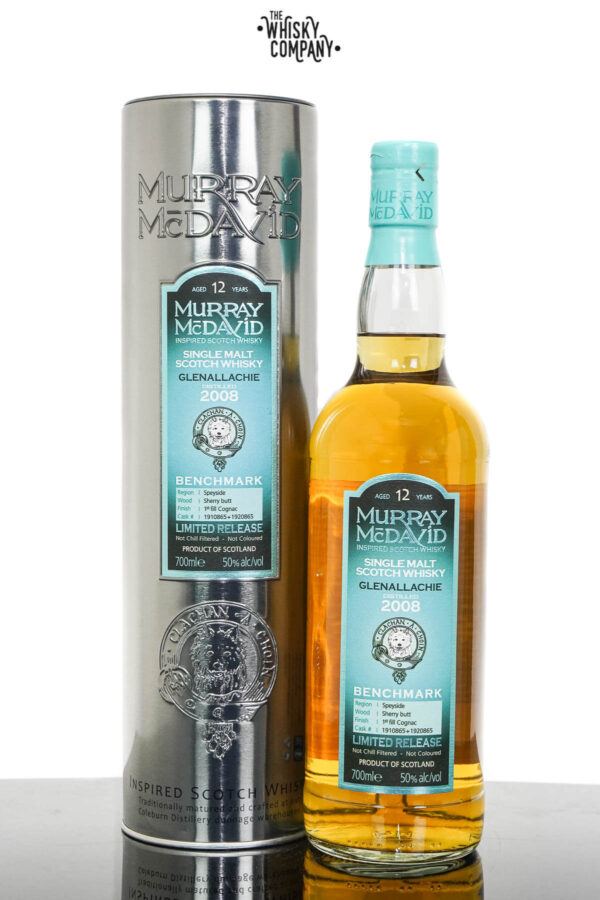 Glenallachie 2008 Aged 12 Years Speyside Single Malt Scotch Whisky – Murray McDavid (700ml)