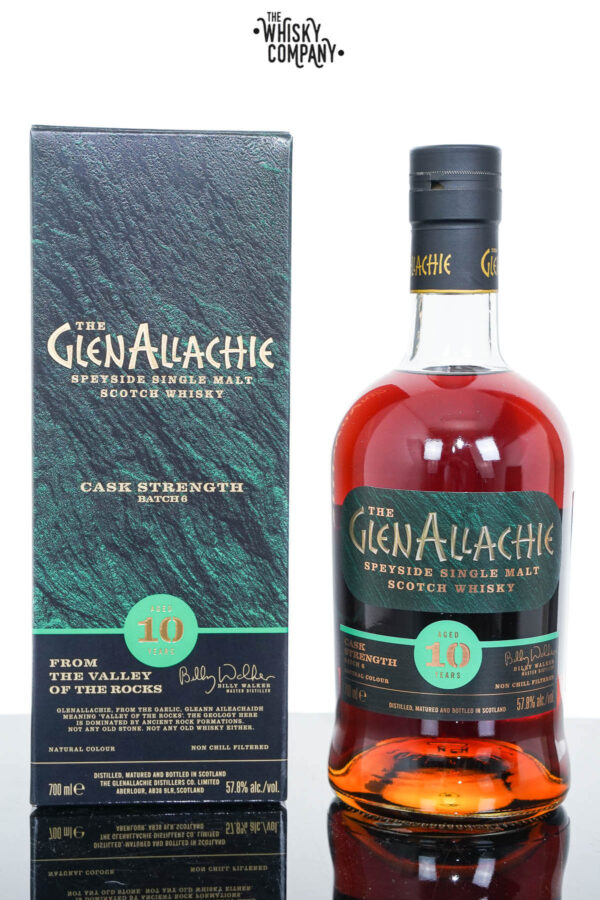 GlenAllachie 10 Years Old Cask Strength Single Malt Scotch Whisky – Batch 6 (700ml)