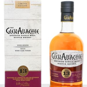 GlenAllachie Aged 13 Years Rioja Wine Cask Finish Single Malt Scotch Whisky (700ml)