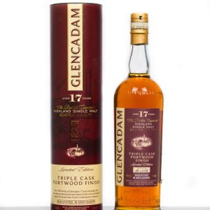 Glencadam Aged 17 Years Triple Cask Portwood Highland Single Malt Scotch Whisky (700ml)