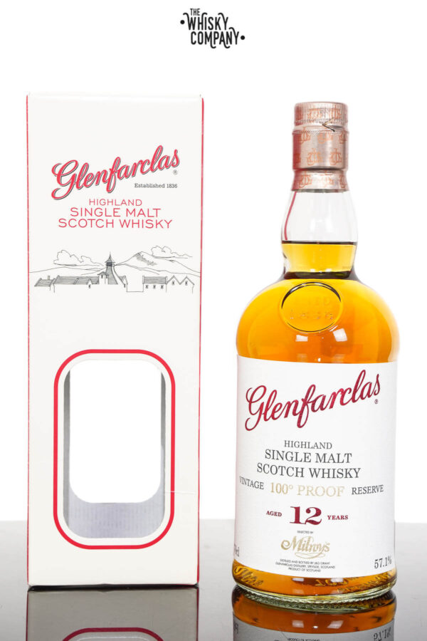 Glenfarclas Aged 12 Years 100 Proof Vintage Reserve Single Malt Scotch Whisky – Milroy’s Of Soho (700ml)
