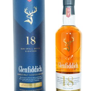 Glenfiddich Aged 18 Years Speyside Single Malt Scotch Whisky (750ml)