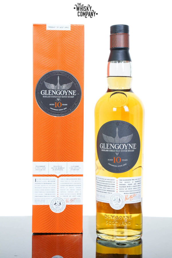 Glengoyne Aged 10 Years Highland Single Malt Scotch Whisky (700ml) – DAMAGED PACKAGING