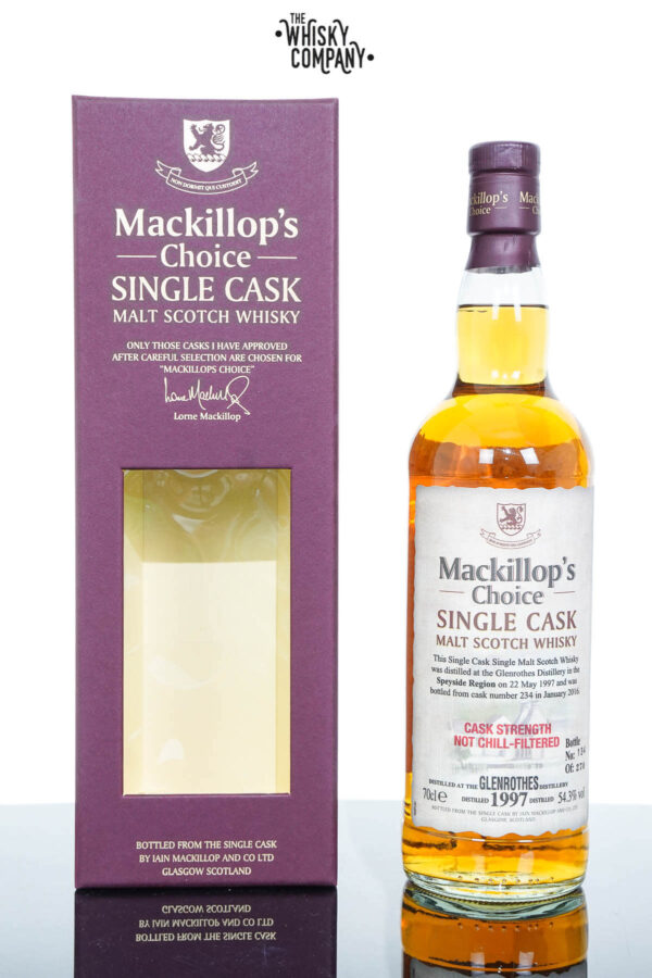 Glenrothes 1997 Aged 18 Years Single Malt Scotch Whisky – Mackillop’s Choice (700ml)