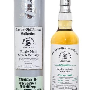 Inchgower 2008 UCF Aged 12 Years Single Malt Scotch Whisky – Signatory Vintage (700ml)