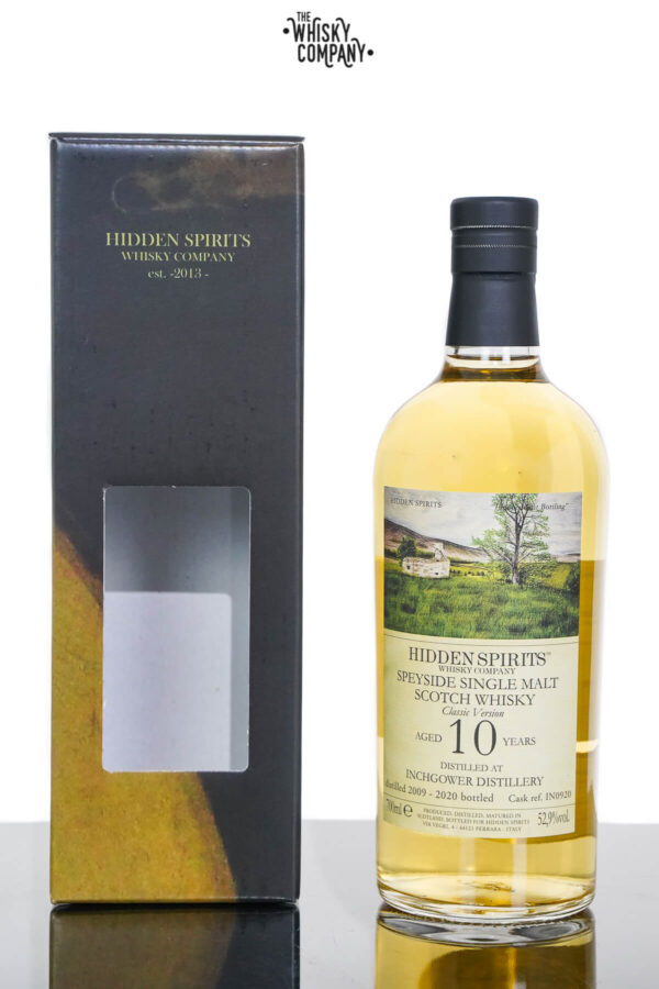 Inchgower 2009 Aged 10 Years Single Malt Scotch Whisky – Hidden Spirits (700ml)