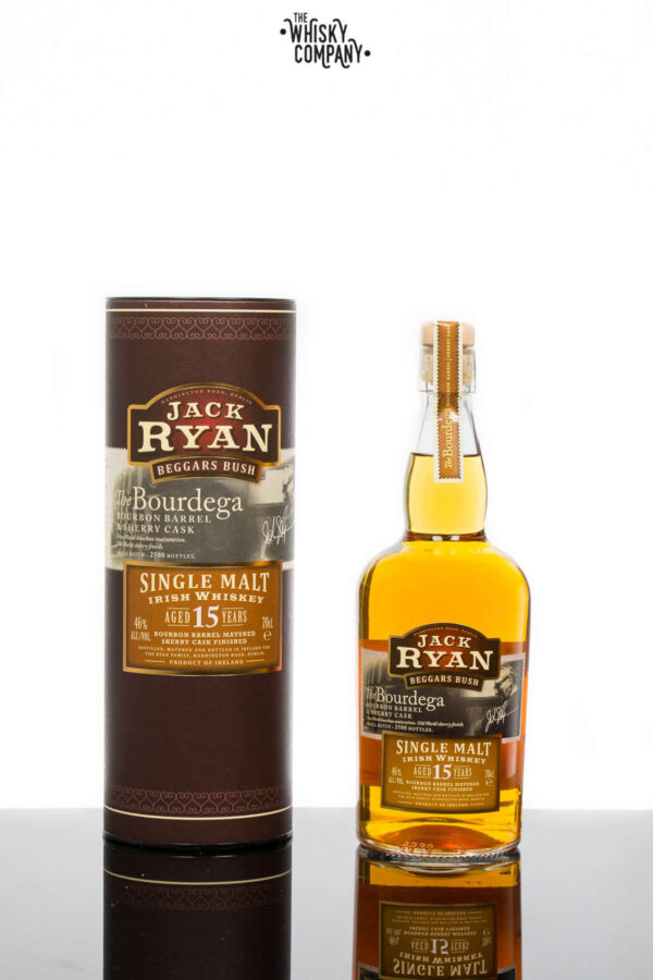 Jack Ryan ‘Beggars Bush’ Aged 15 Years ‘The Bourdega’ Irish Single Malt Whiskey (700ml)