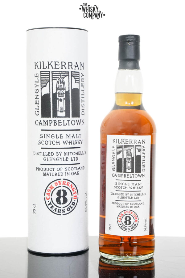 Kilkerran Aged 8 Years Cask Strength Campbeltown Single Malt Scotch Whisky – 2021 Release (700ml)