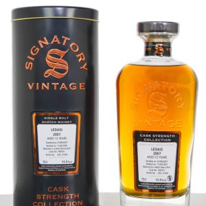 Ledaig 2007 Aged 17 Years Cask Strength Single Malt Scotch Whisky – Signatory Vintage (700ml)