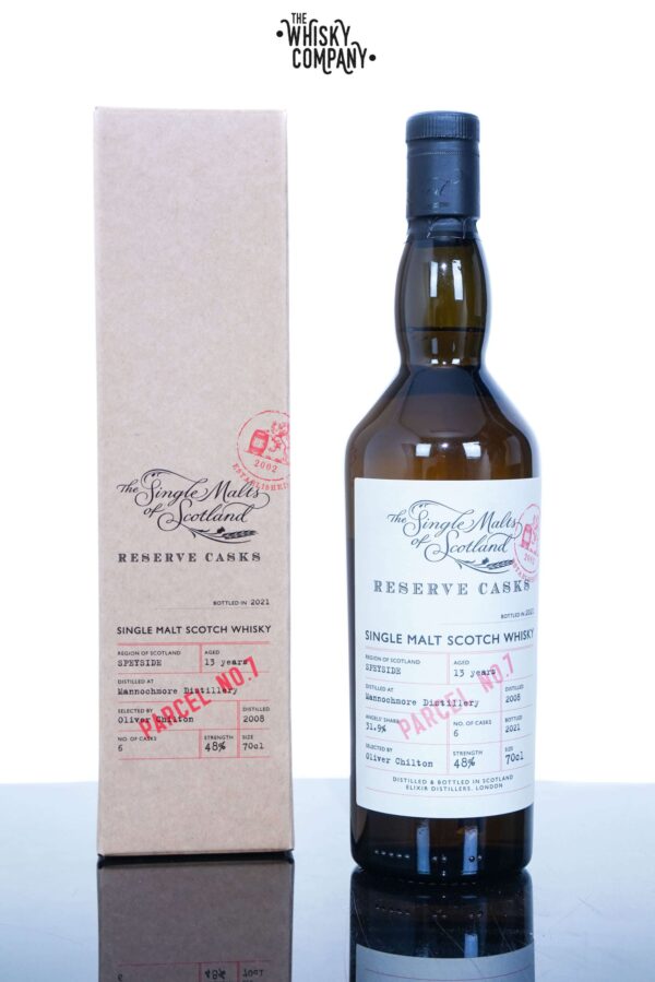 Mannochmore 2008 Aged 13 Years Reserve Cask Speyside Single Malt Scotch Whisky – The Single Malts Of Scotland (700ml)