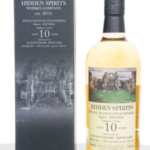 Mannochmore 2011 Aged 10 Years Speyside Single Malt Scotch Whisky – Cask #MN1121 Hidden Spirits (700ml)