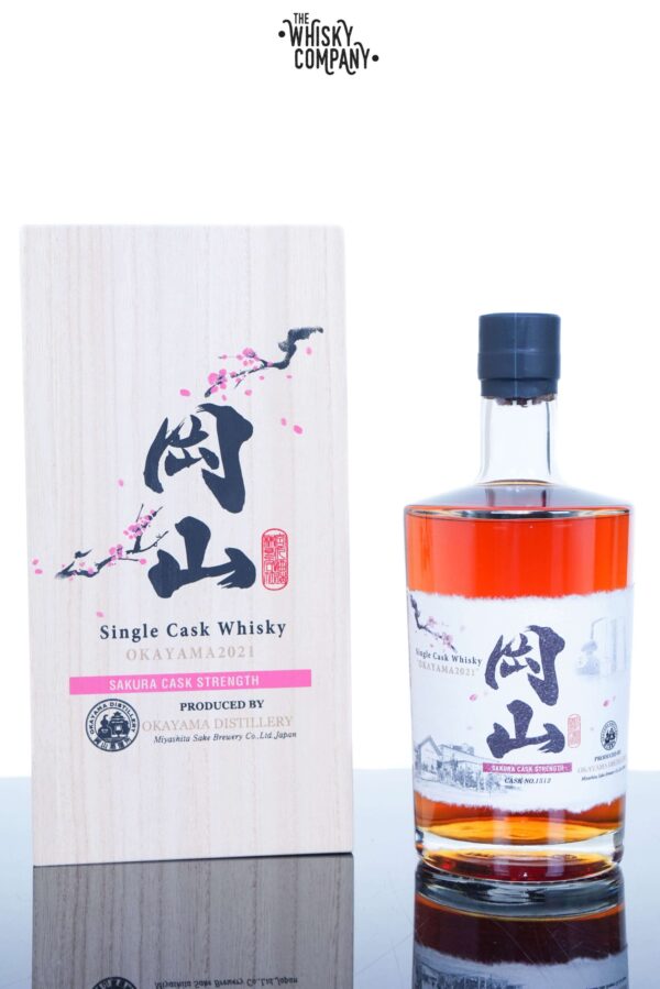Okayama Sakura Cask Strength Single Cask Japanese Whisky – Cask 1512 (700ml)