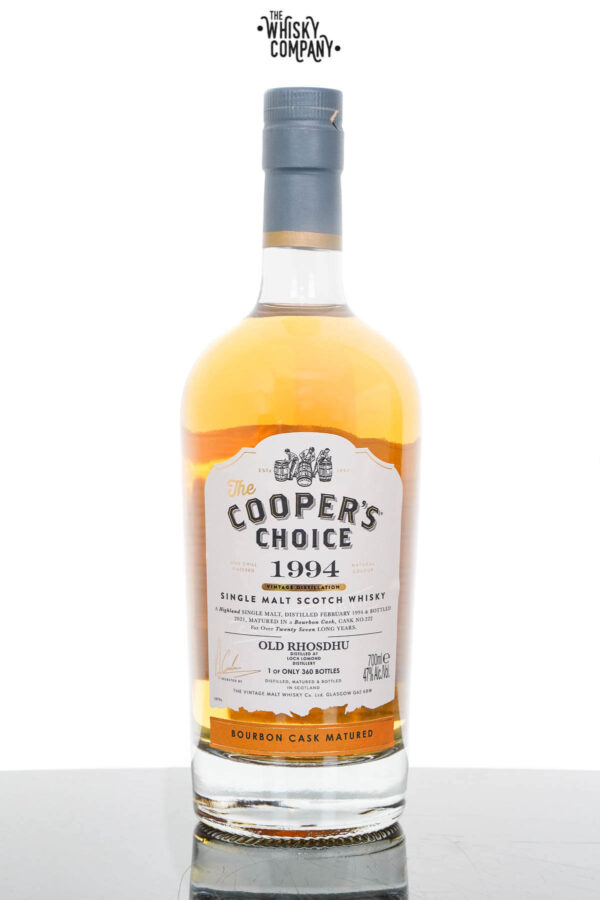 Old Rhosdhu 1994 Aged 30 Years Single Malt Scotch Whisky – The Cooper’s Choice #222 (700ml)