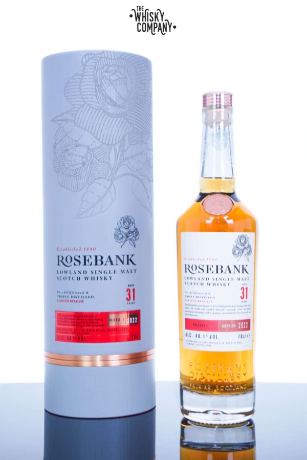 Rosebank 1990 Aged 31 Years Single Malt Scotch Whisky – Release 2 (700ml)