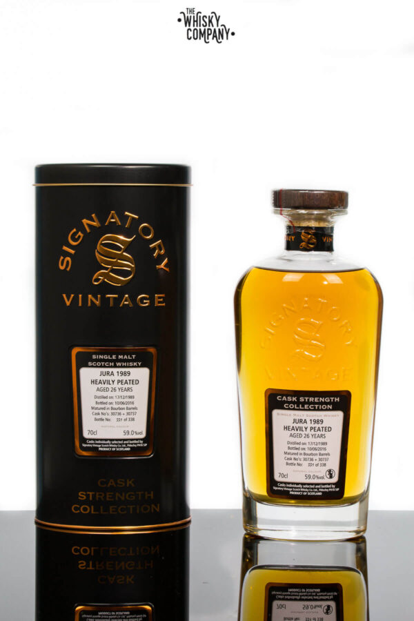 Jura 1989 Aged 26 Years Single Malt Scotch Whisky – Signatory Vintage (700ml)