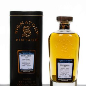 Bruichladdich 1990 Aged 25 Years Single Malt Scotch Whisky – Signatory Vintage (700ml)