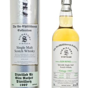 Glen Rothes 1997 Aged 27 Years UCF Speyside Single Malt Scotch Whisky – Signatory Vintage (700ml)