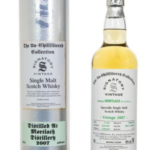 Mortlach 2007 Aged 17 Years UCF Speyside Single Malt Scotch Whisky – Signatory Vintage (700ml)